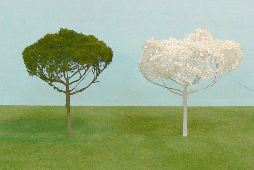 MAQUETTE ARBRES PAYSAGE Diorama Maquette A/B Maquette Train Pièces